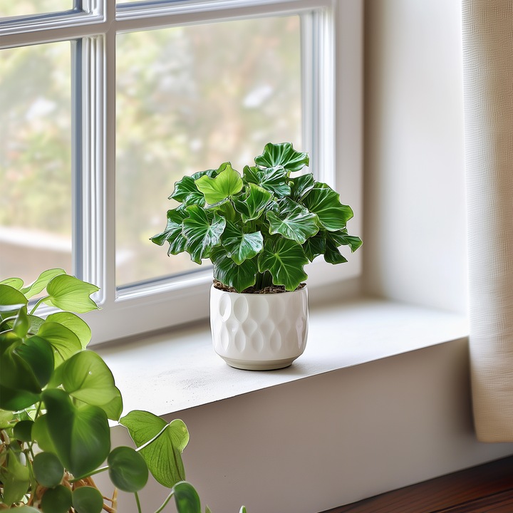 Produktbild Plant in a Box Philodendron bipinnatifidum 'Atom' - 2er Set Fiederspaltiger Baumfreund (30 cm)