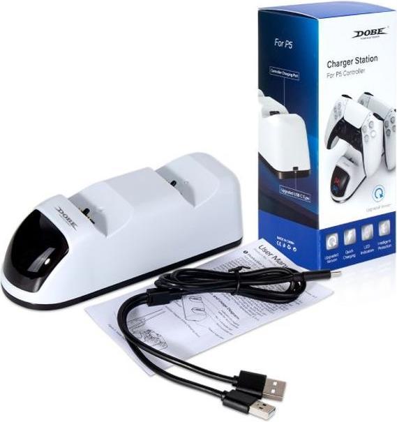 Immagine prodotto Dobe Stazione di ricarica per controller Sony PlayStation 5 (PS5)