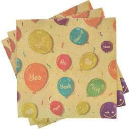 Arpex Kraft Balloons Servietten 20 Stk (20 pz.)