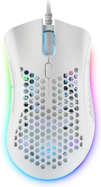 Actual product image Mars Gaming Souris Filaire Gamer Mmex RGB (Blanc) (Cable)