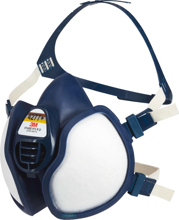 Actual product image 3M Activated carbon filter mask blue (1 x)