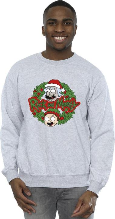 Produktbild Rick And Morty Christmas Wreath Sweatshirt (S)
