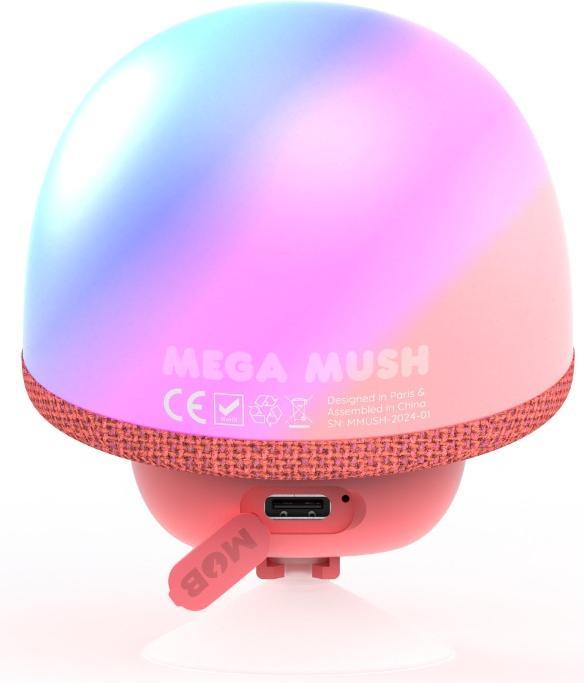 Actual product image Mobility on Board Mega Mush Mushroom Speaker Red (3 h, Electrical connection)