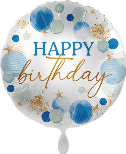 Produktbild Premioloon Happy Birthday Ballon (1x)