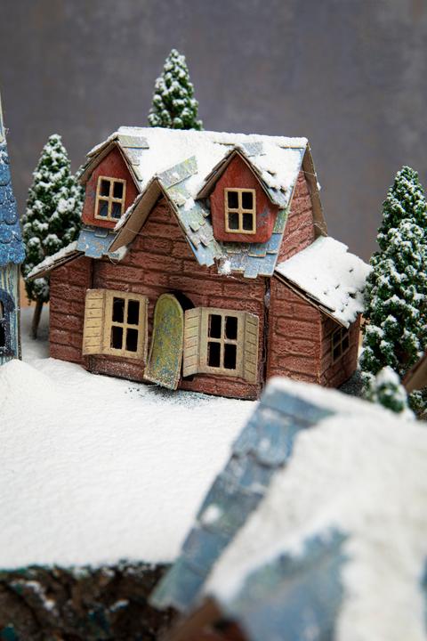 Actual product image Sizzix 3D embossing template "Mini Brickwork by Tim Holtz"