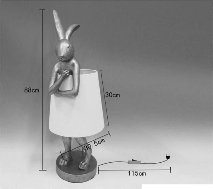 Image du produit Kare Design Lampe à poser Animal Rabbit doré 88cm (E14)