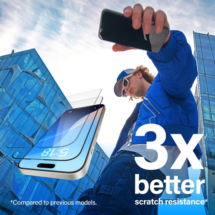 Produktbild PanzerGlass Ultra-Wide Fit (1 Stück, Apple iPhone 15 Plus, Apple iPhone 16 Plus)