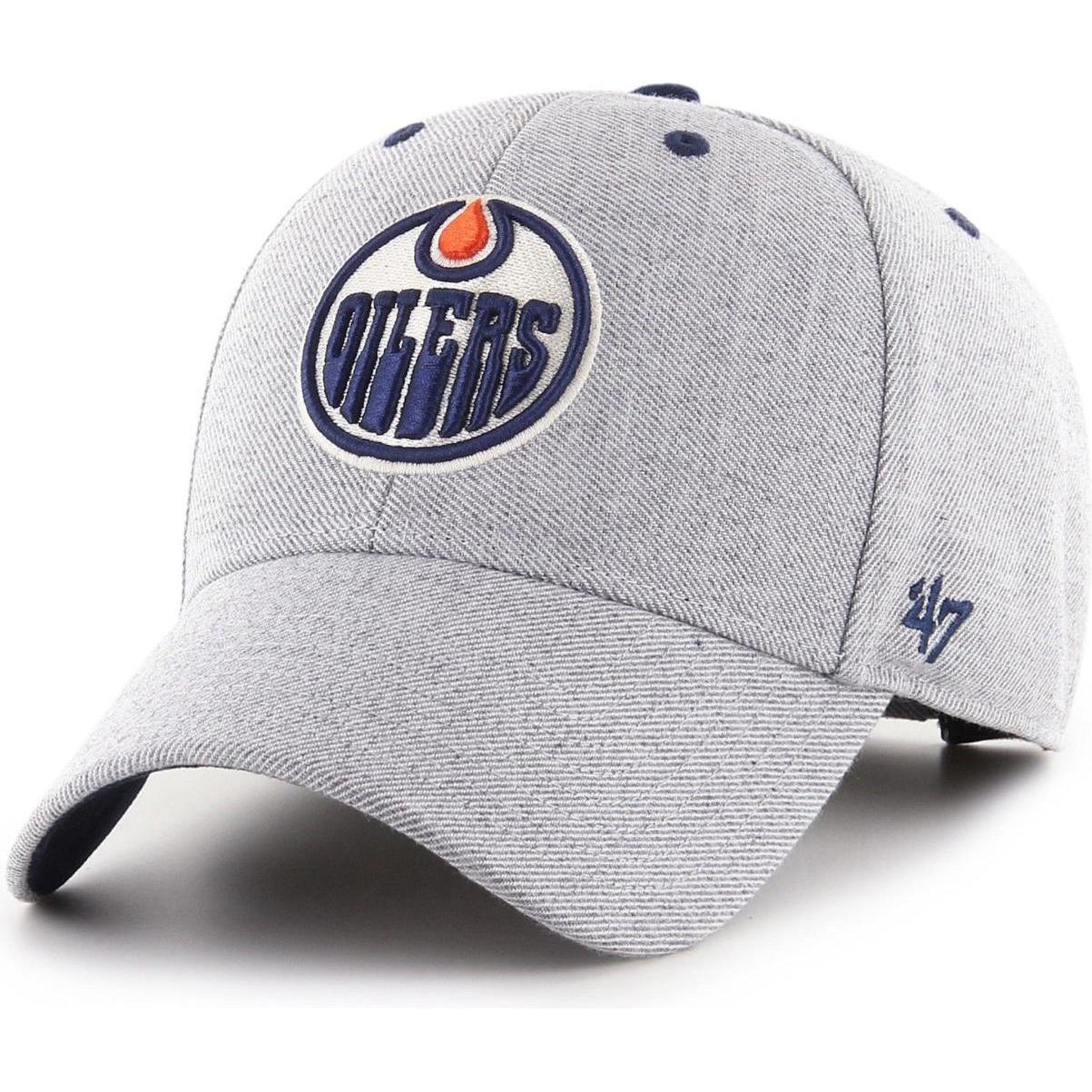 47 Brand, Herren, Cap, Storm Cloud Edmonton Oilers, Grau, (One Size)