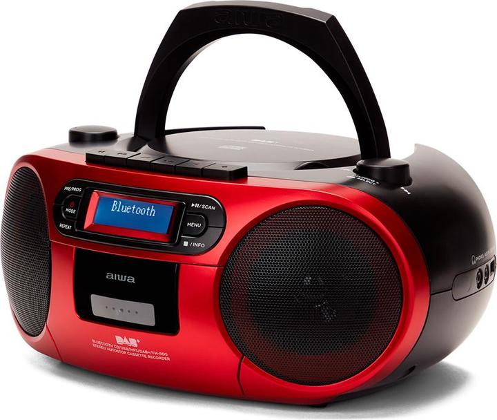 Produktbild Aiwa BBTC-660DAB/RD rot (DAB+, FM, Bluetooth)