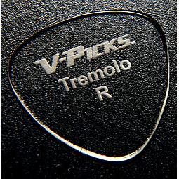 V-Picks V-Pick Tremolo Round Mandolin Pick (1 mm), Plektrum, Transparent