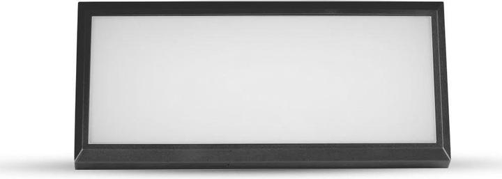 Produktbild V-TAC LED wall luminaire VT-8054 oblique 12W IP65 4000K 1250lm (SKU 6808) Black (1250 lm)