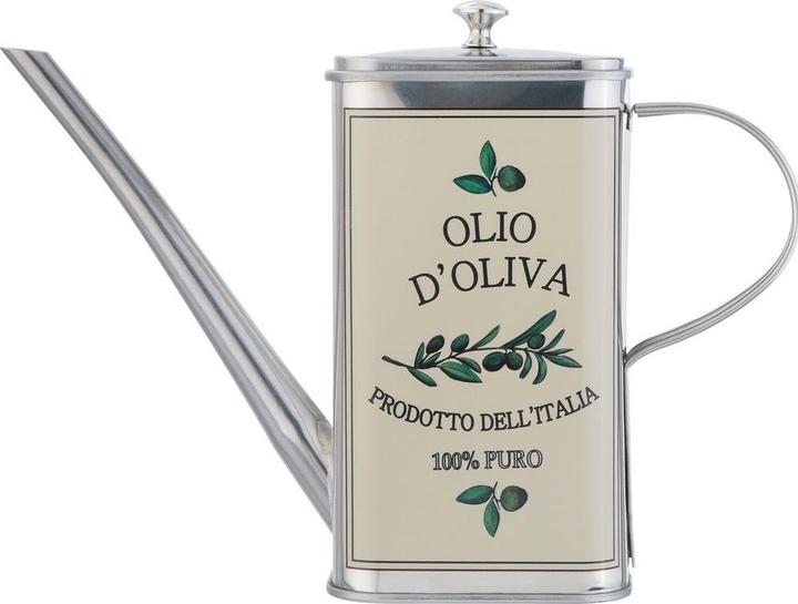 EVA Ölkanne mit Deckel und Dekor 0.5 l quadratisch (500 ml)