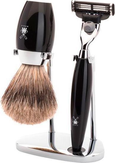 Produktbild Mühle KOSMO Rasierset mit 3-Klingen-Rasierer Edelharz
