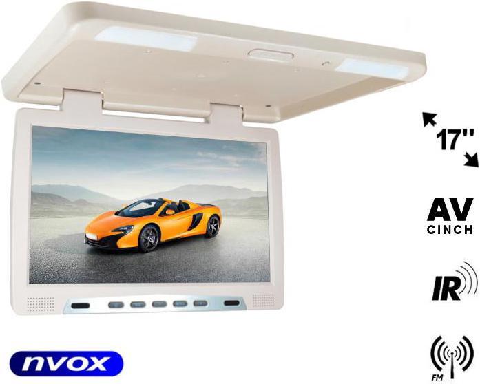 Suspended ceiling monitor lcd 17 inch led and fm