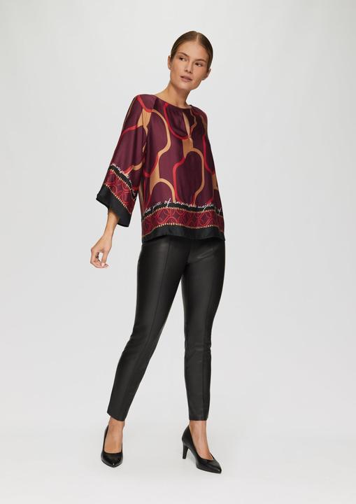 Immagine prodotto s.Oliver Bluse Satin-Bluse mit weiten Ärmeln (36)
