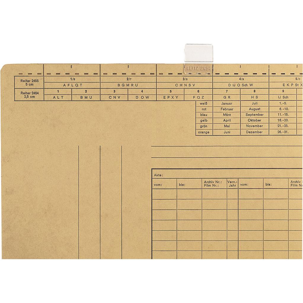 Leitz, Mappe, Vollsichtreiter (B)25 mm, 3-zeilig beschriftbar (1 x)