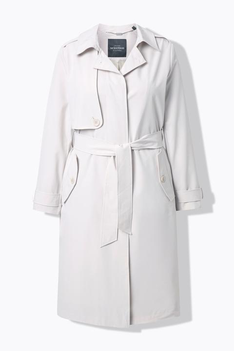 Actual product image Ulla Popken Satin Lined Trenchcoat