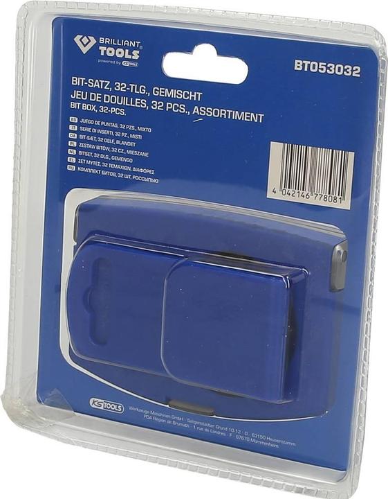 Actual product image Brilliant Tools Screwdriver bit set (6.3 mm)