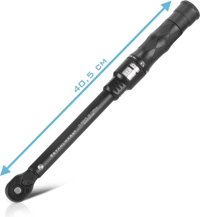 Image du produit Stahlwerk Clé dynamométrique TWS-110 ST (3/8", 1/4", 1/2", 20 Nm, 110 Nm)