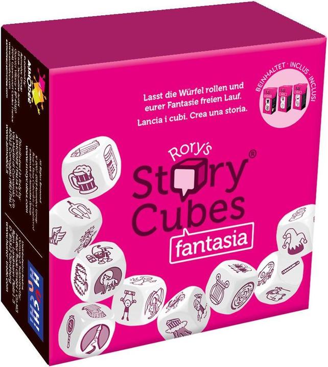 Produktbild Asmodée Würfelspiel Rory's Story Cubes Fantasia (Französisch, Italienisch, Deutsch)