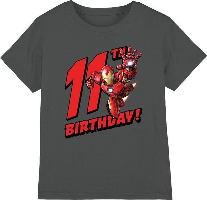 Produktbild Iron Man TShirt 11. Geburtstag (128)