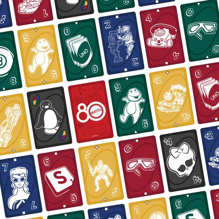 Produktbild UNO Mattel 80th Anniversairy Ruby Red (Deutsch, 2 - 10 Spieler)