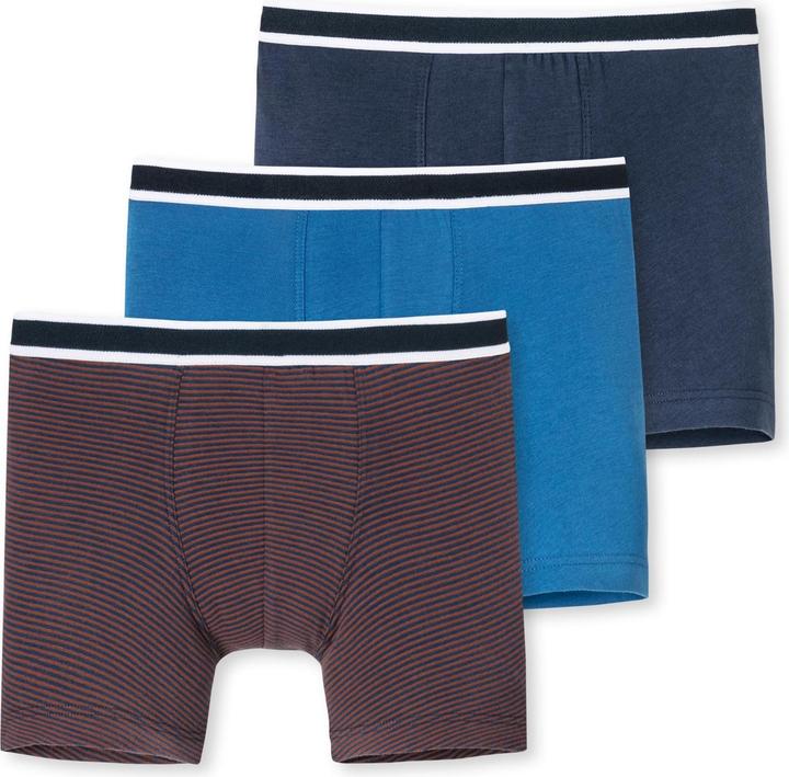 Produktbild Schiesser Web-Boxershorts Casual Bequem sitzend (98, 3er Pack)