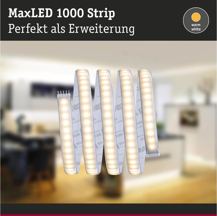Immagine prodotto Paulmann MaxLED 1000 Strisce (Bianco caldo, 100 cm, Interno)