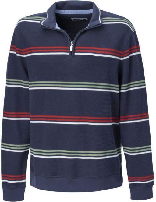 Image du produit Artime Pull camionneur à fermeture éclair pour hommes rayé (L)