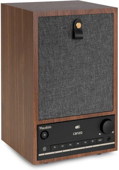 Immagine prodotto Audizio Canzo Internetradio - WiFi radio boekenplank model - Met DAB+, FM en Bluetooth (DAB, DAB, FM, Web radio, Bluetooth, WiFi)
