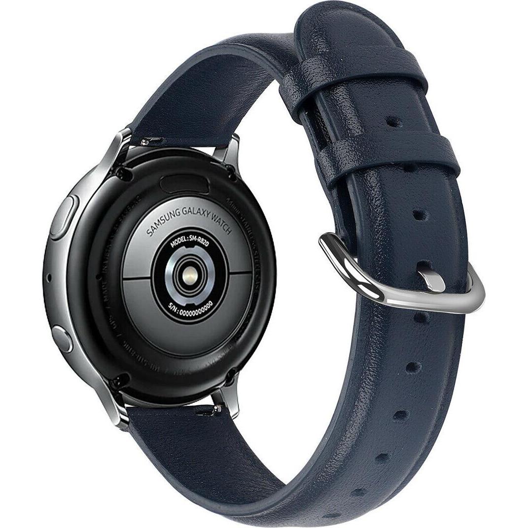 Thumbnail - Strap-it Lederarmband (Leder), Uhrenarmband, Blau