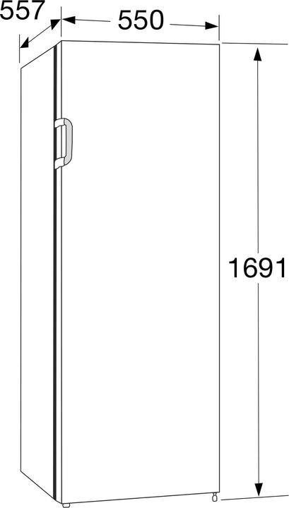 Produktbild Etna VV6169NWIT (Freistehend, 194 l)