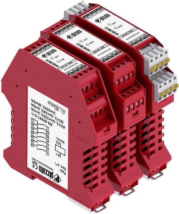 Actual product image Pizzato Elettrica Safety module for emergency stop