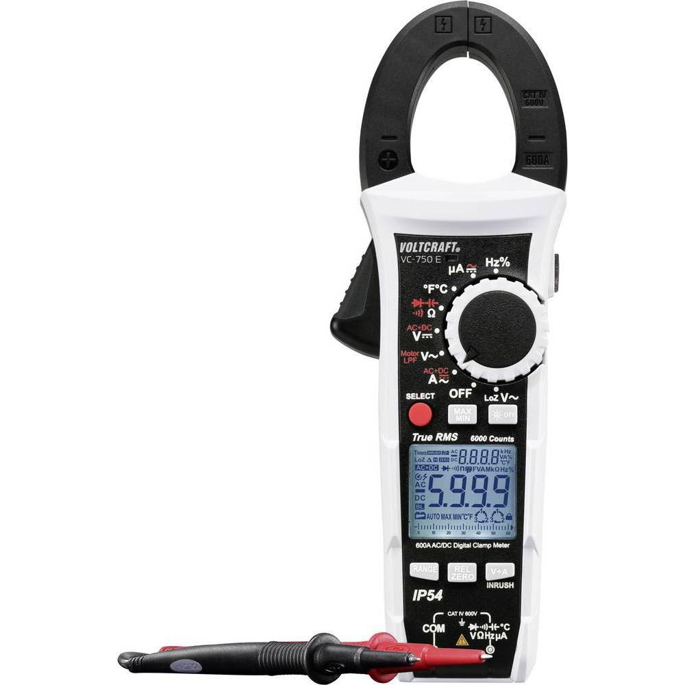 Voltcraft, Multimeter, Stromzange VC-750 E (CAT IV 600V)