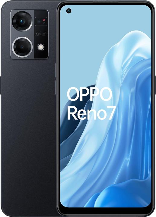 Produktbild OPPO Reno 7 (128 GB, Black, 6.43", Dual SIM, 4G)