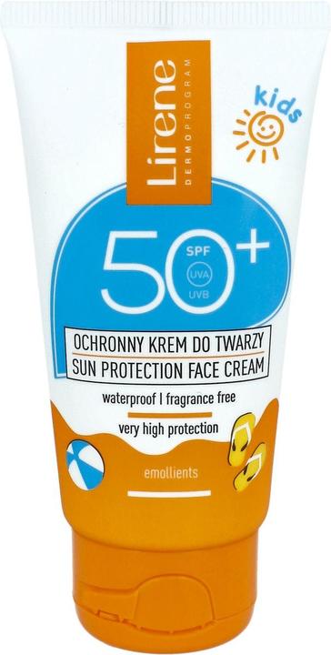 Lirene Sun Kids Protective Face Cream For Children Spf50 50Ml (Sonnencreme Gesicht, SPF 50, 50 ml)