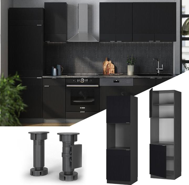Produktbild Vicco Herdumbauschrank Fame-Line (60 x 58 x 206.80 cm)