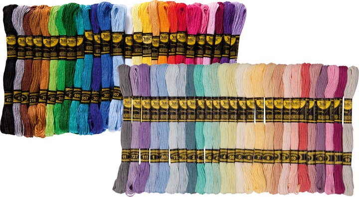 Actual product image Folia Embroidery thread set (8 m)