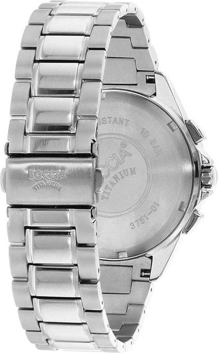 Produktbild Boccia 3751-01 Herrenuhr Chronograph Titanium 43mm 10ATM (Chronograph, 42 mm)