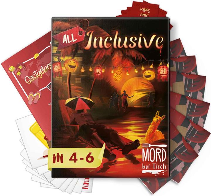 Produktbild Mord bei Tisch All-Inclusive - Krimidinner (Deutsch, 4 - 6 Spieler)