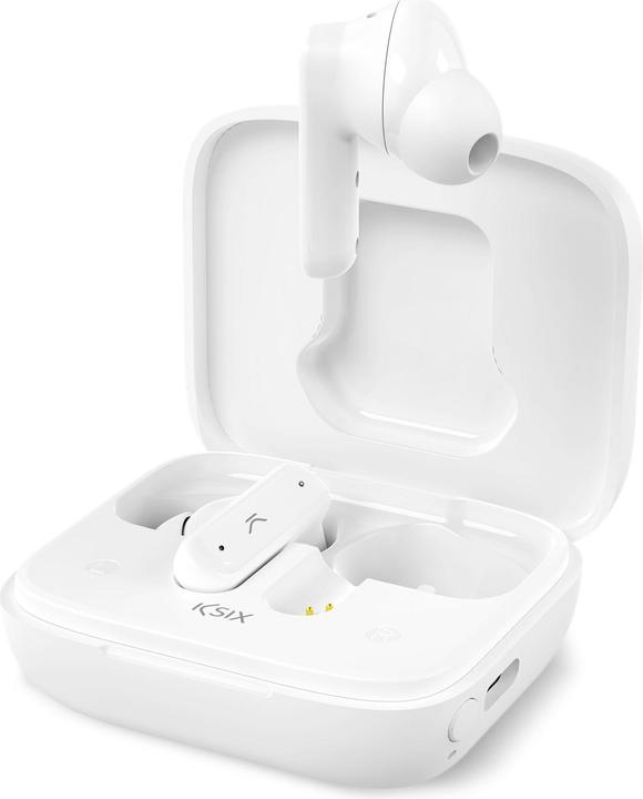 Produktbild KSIX Wireless Earphones Vision Anc Enc White (6 h, Kabellos)