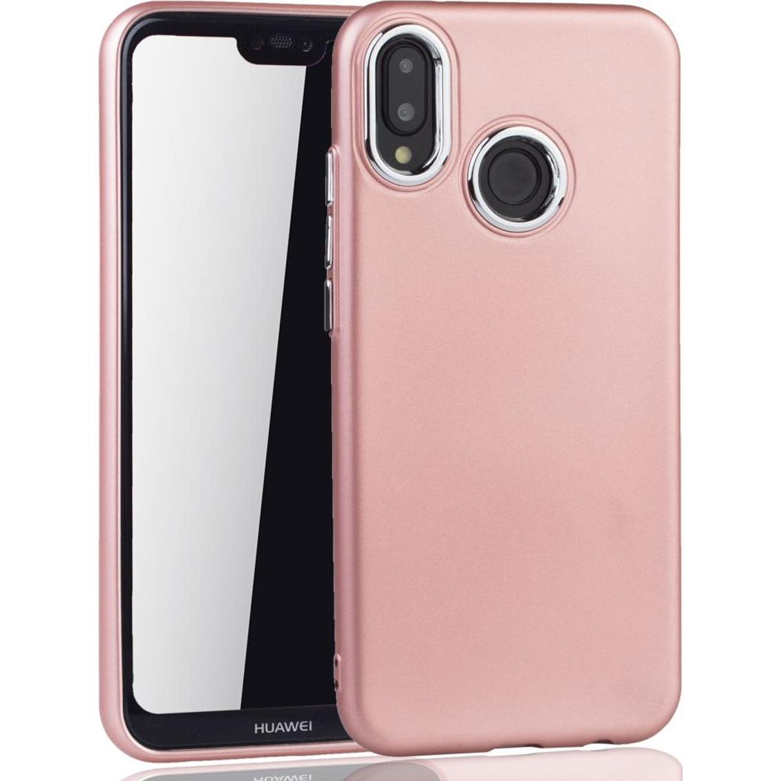 Thumbnail - König Design Huawei P20 Lite Hülle Handyhülle Handy Schutz Case Cover Bumper in Rose Pink (Huawei P20 Lite), Smartphone ...