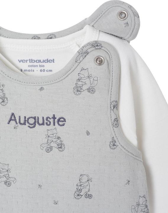 Produktbild Vertbaudet Bio-Kollektion: Baby-Set zur Geburt aus Overall, Body & Schmusetuch (74)