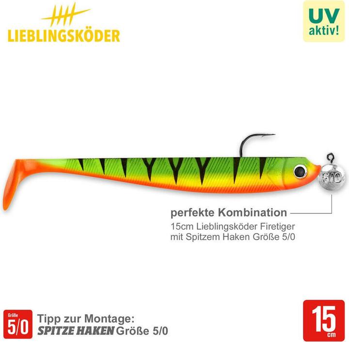 Produktbild Lieblingsköder Firetiger (10 cm)