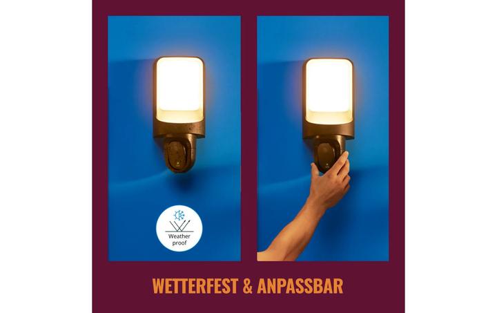 Produktbild WiZ Aussenwandleuchte mit Kamera (1920 x 1080 Pixels)