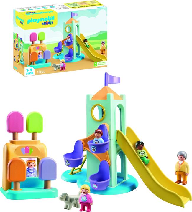 Actual product image Playmobil Adventure tower with ice cream stand (71326, Playmobil 1.2.3)