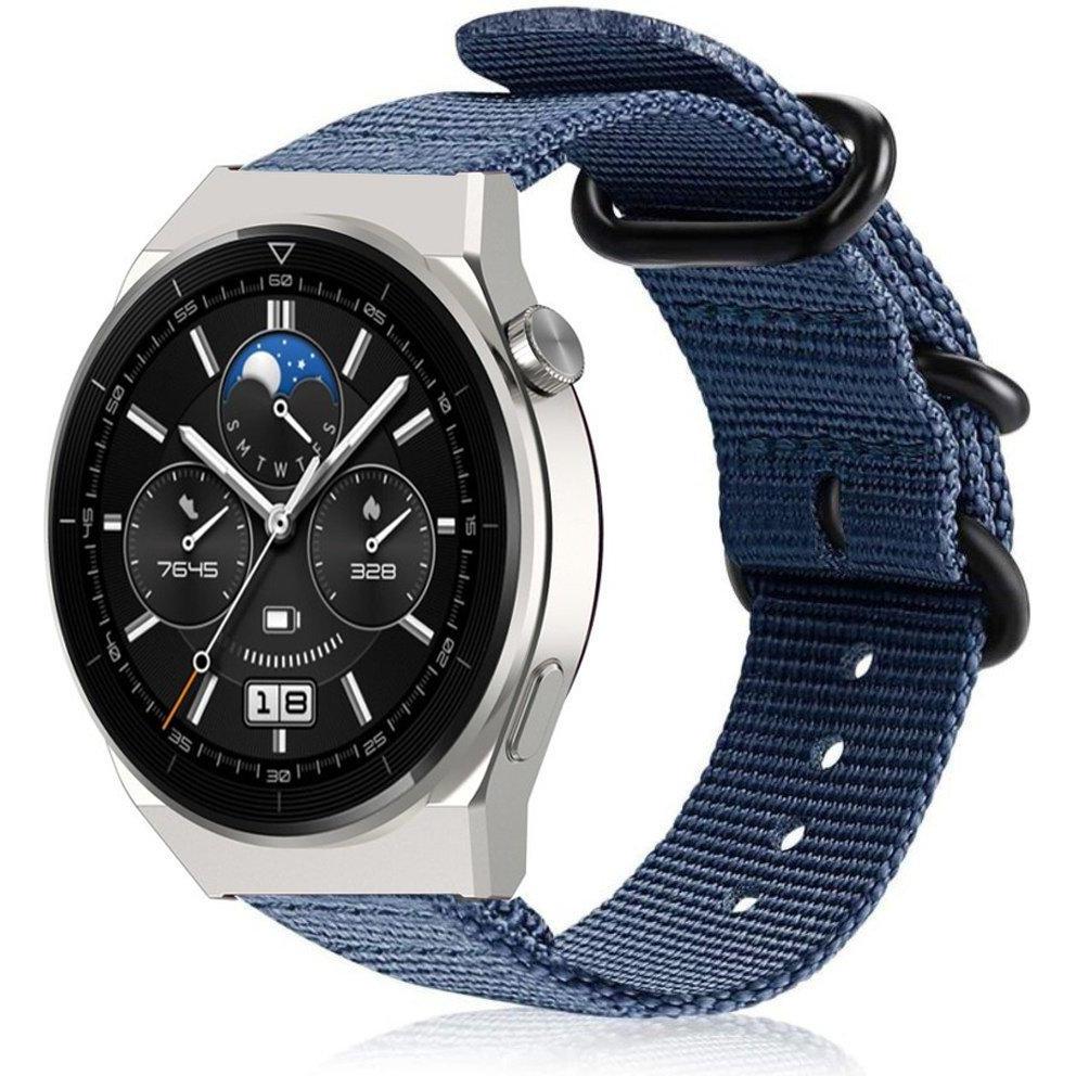 Strap-it Armband (Nylon), Uhrenarmband, Blau