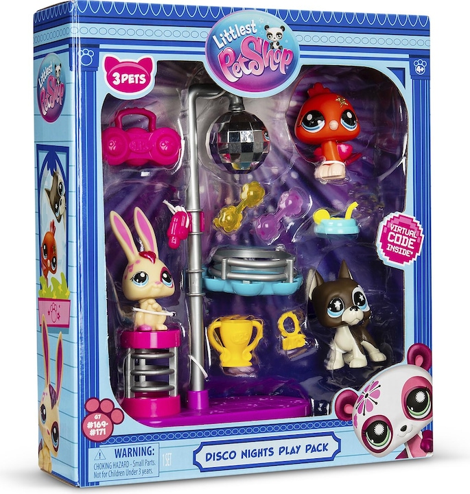 Actual product image Littlest Pet Shop LPS playset Disco Nights
