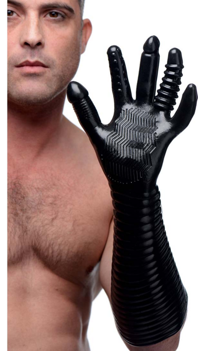 Actual product image Master Series Pleasure Fister Textured Fisting Glove