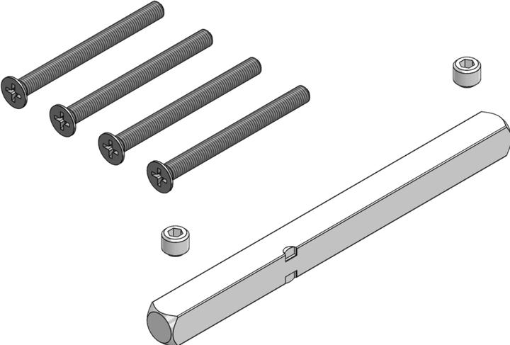 Actual product image Griffwerk attachment kit (Door handle)
